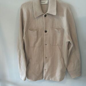 Men’s Abercrombie Cream Button Down